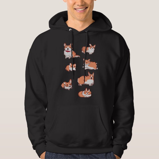Sudadera Corgi Pups (Anverso)