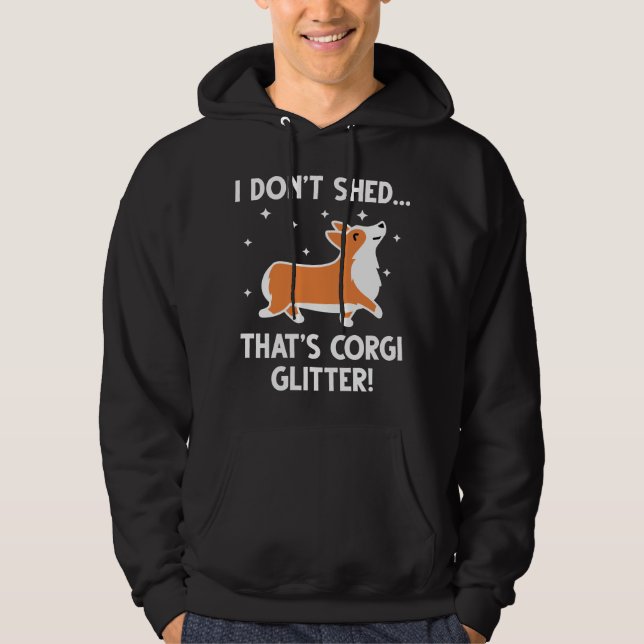 Sudadera Corgi Purpurina (Anverso)
