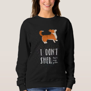 Sudadera Corgi Purpurina Pembroke Welsh Corgi
