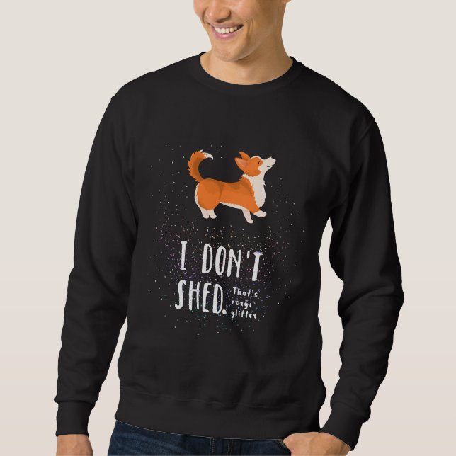 Sudadera Corgi Purpurina Pembroke Welsh Corgi (Anverso)