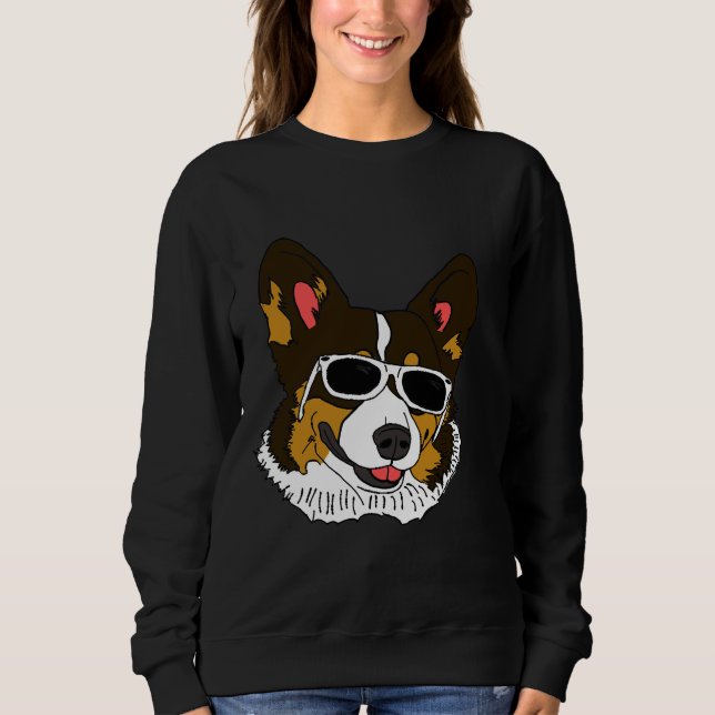 Sudadera Corgi Rockin Shades (Anverso)