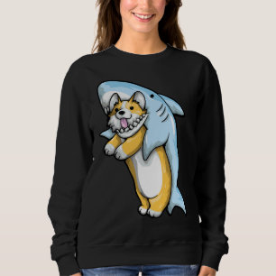 Sudadera Corgi Shark Funny Corgi Costume  988