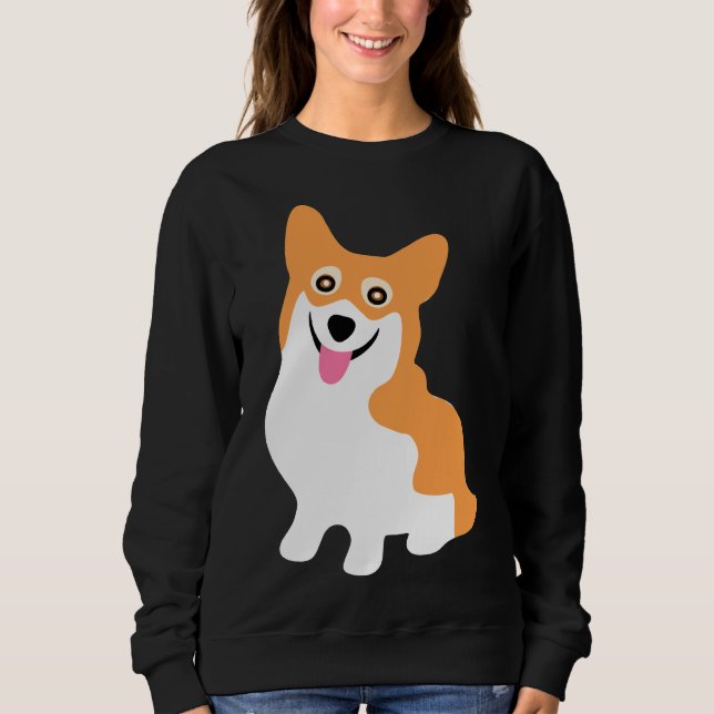 Sudadera Corgi Smile (Anverso)