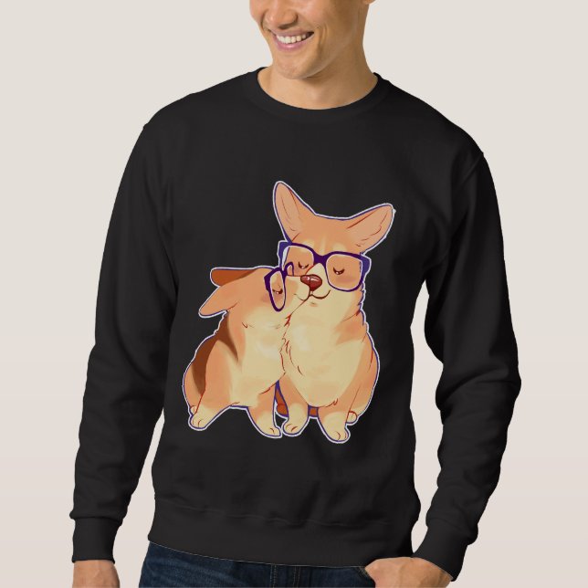 Sudadera Corgi Smooch (Anverso)