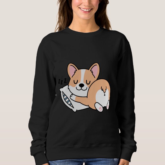 Sudadera Corgi Snooze (Anverso)