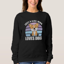 Corgi Sólo Un Chica El Perro Ama La Vintage