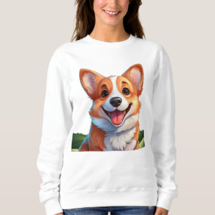 Sudadera Corgi sonriente