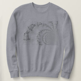 Sudadera corgi Spiral - masculina
