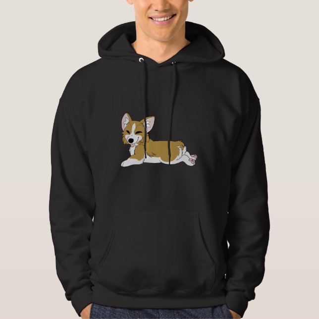 Sudadera Corgi Sploot (Anverso)