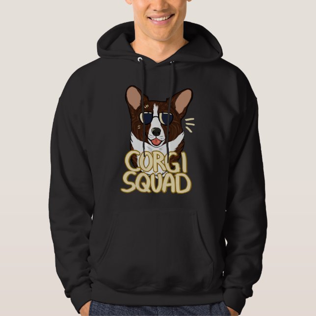 Sudadera Corgi Squad Brindle (Anverso)