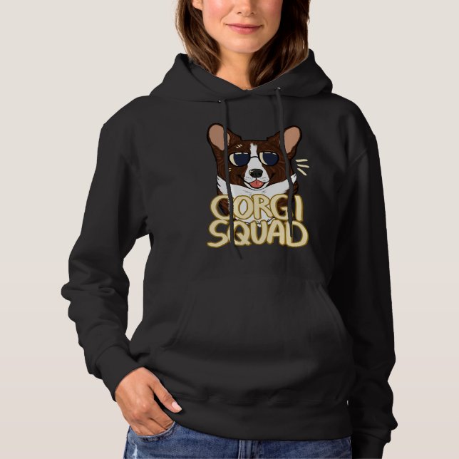 Sudadera Corgi Squad Brindle (Anverso)