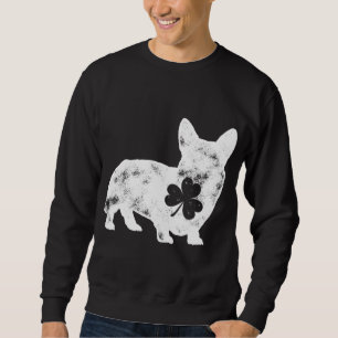 Sudadera Corgi St Patricks Day Niños Hombres Perro Perro Sh