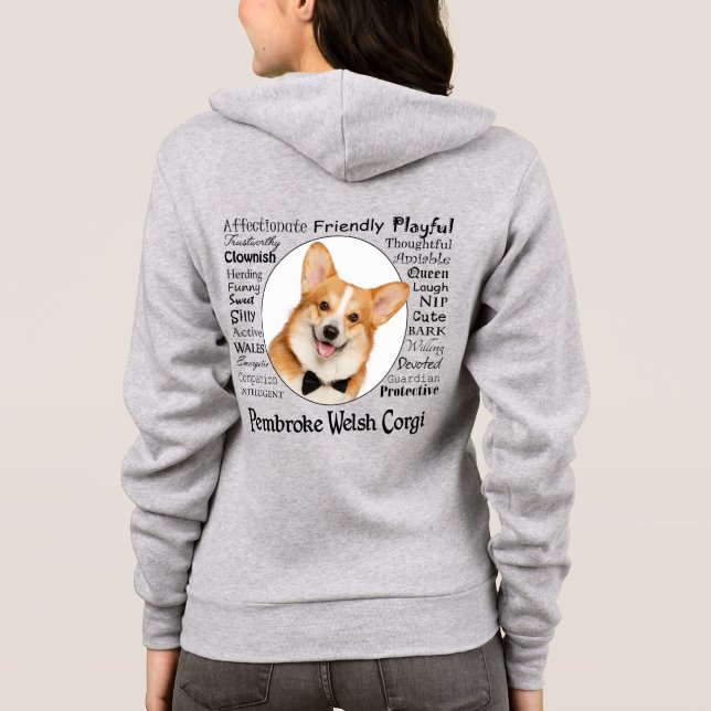 Sudadera Corgi Traits Hoodie (Reverso)