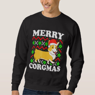 Sudadera Corgi Ugly Christmas Merry Corgmas Dog Holiday Xma