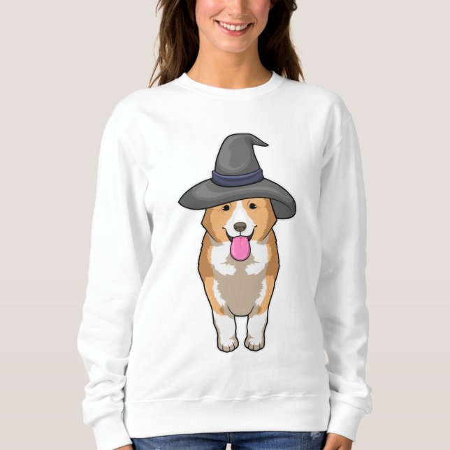 Sudadera Corgi Witch (Anverso)