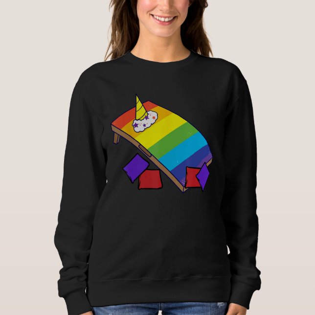 Sudadera Cornhole Corn Hole Unicornhole 1 (Anverso)