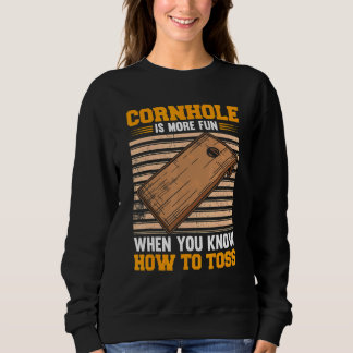 Sudadera Cornhole Es Divertido Cuando Sabes Toss Bean Bag