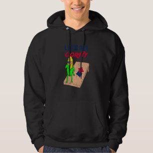 Sudadera Cornhole Pun Let's Get Corny