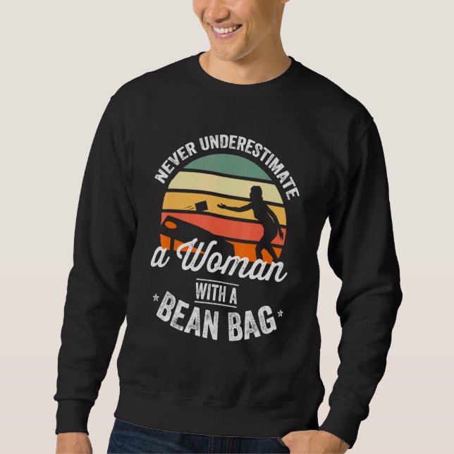 Sudadera Cornhole Tees Bean Bag Toss 4 De Julio (Anverso)