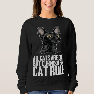 Sudadera Cornish Rex gatito Cornish Rex madre Cornish Rex