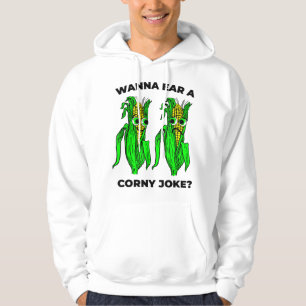 Sudadera Corny Chiste meme Oreja de Corn Pun gráfico