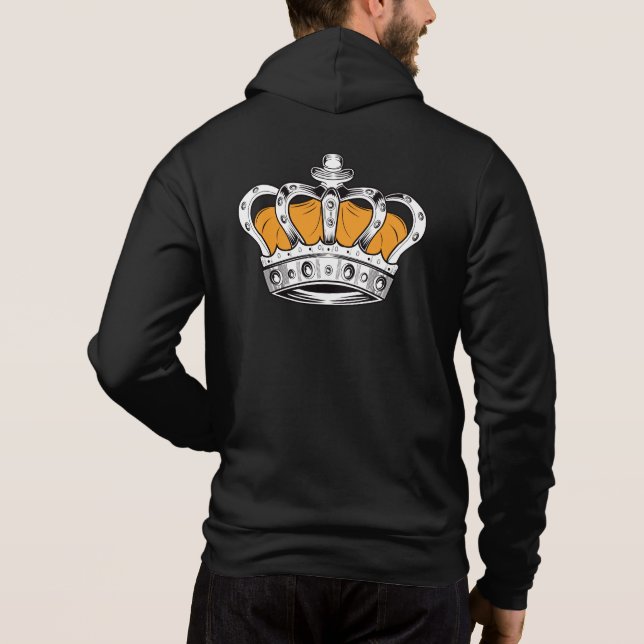 Sudadera Corona - Amarillo (Reverso)