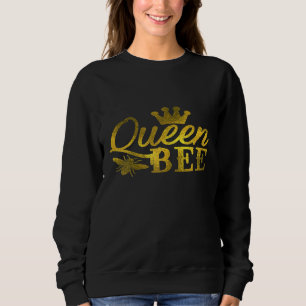 Sudadera Corona de abeja reina para mujer apicultora linda