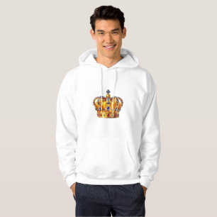 Sudadera Corona dorada real