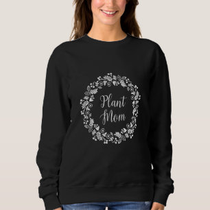 Sudadera Corona floral blanca de Plant Mom