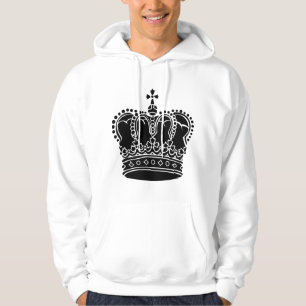 Sudadera Corona Real - Negro