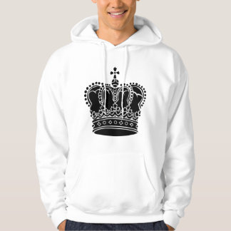 Sudadera Corona Real - Negro