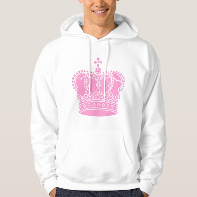 Sudadera Corona Real - Rosa (Anverso)