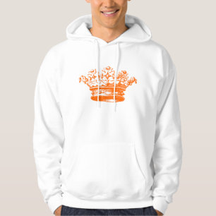 Sudadera Corona vintage - Naranja