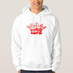 Sudadera Corona Vintage - Rojo