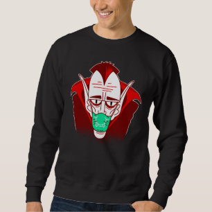 Sudadera coronavirus halloween máscara facial vampiro