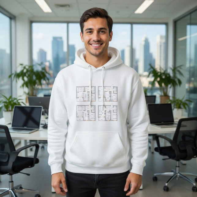 Sudadera corporativa con plano técnico (Subido por el creador)