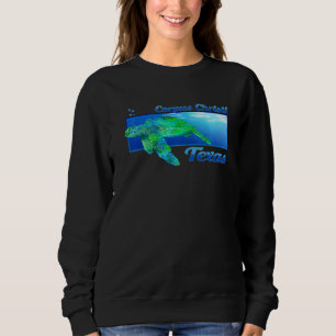 Sudadera Corpus Christi Texas Swimming Sea Turtle