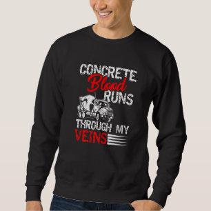 Sudadera Corre A Través Del Cemento De Mis venas Y El Acaba