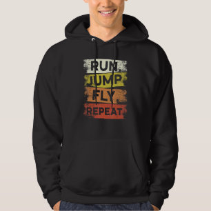 Sudadera Corre Saltar Volar Repetir Parkour Carrera Libre E