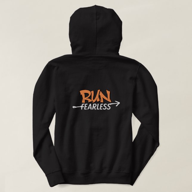 Sudadera Corre sin Miedo (Reverso del diseño)