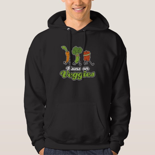 Sudadera Corre sobre las verduras (Anverso)