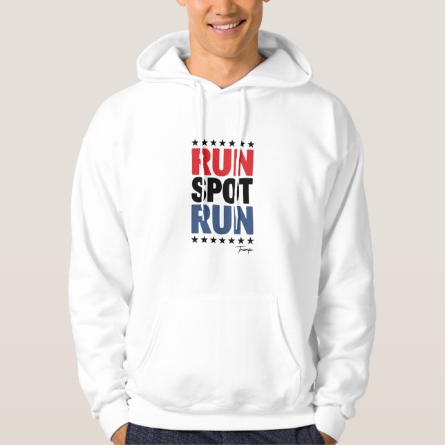 Sudadera Corre Spot Corre Trump 2024 (Anverso)