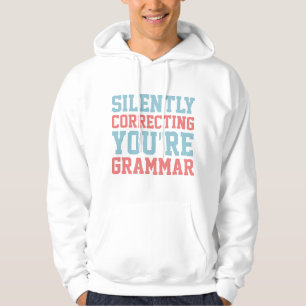 Sudadera Corrección silenciosa de la gramática
