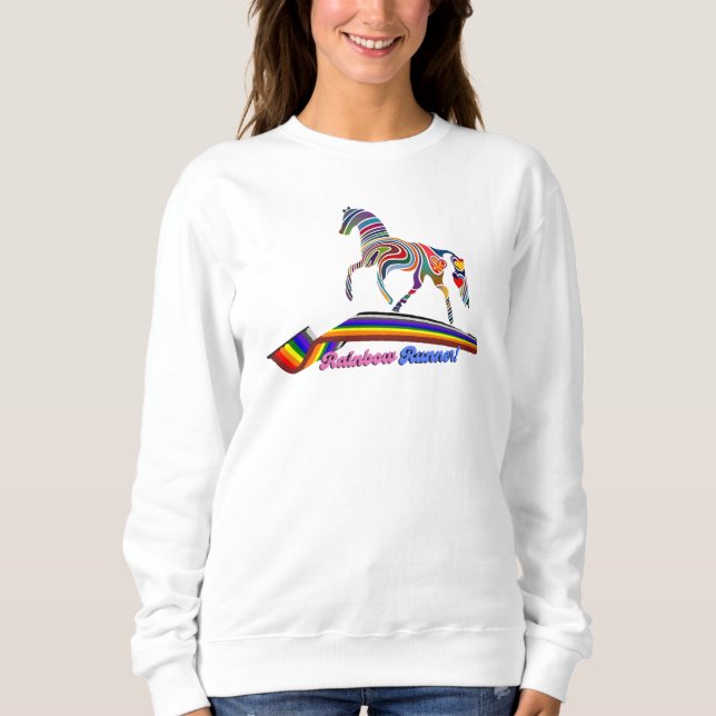 Sudadera Corredor de arco iris (Anverso)