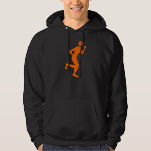 Sudadera Corredora (hombre) - Naranja