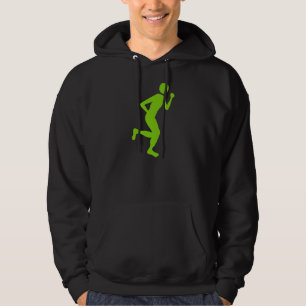 Sudadera Corredora (hombre) - Verde marciano