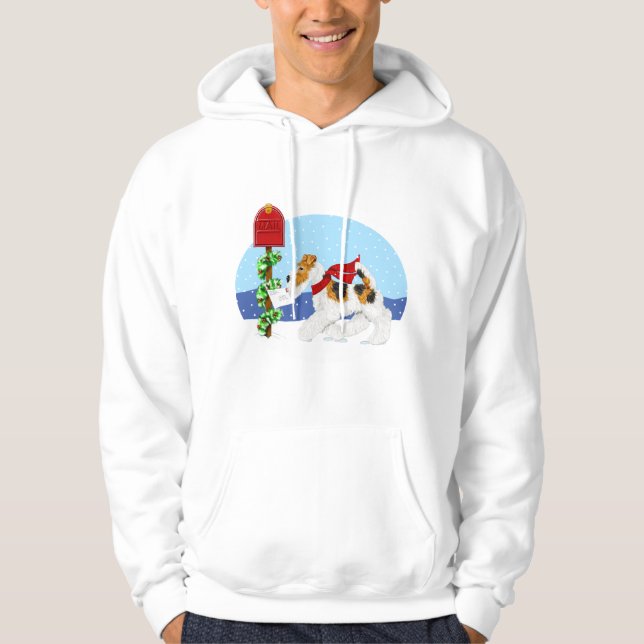 Sudadera Correo de Navidad del Wire Fox (Anverso)
