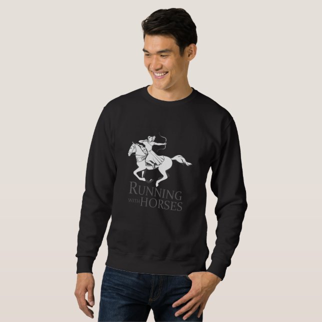 Sudadera correr con caballos (Anverso completo)