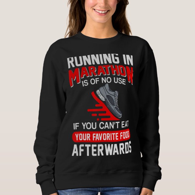 Sudadera Correr En Maratón No Es Útil Gr (Anverso)