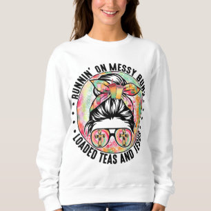 Sudadera Correr Sobre Bollos Desordenados Teas Cargados Y J